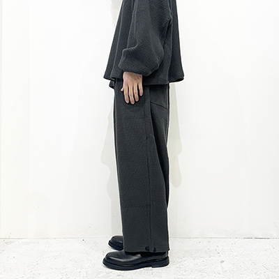 refomed [ AZEAMI THERMAL PANTS ] CHARCOAL