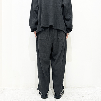 refomed [ AZEAMI THERMAL PANTS ] CHARCOAL