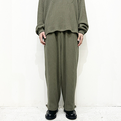 refomed [ AZEAMI THERMAL PANTS ] KHAKI