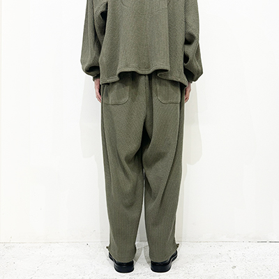 refomed [ AZEAMI THERMAL PANTS ] KHAKI