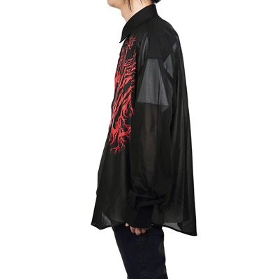 JOHN LAWRENCE SULLIVAN [ "MAD MUD" SHIRT ] BLACK