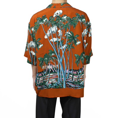 DAIRIKU20ss INTERMISSION ALOHA SHIRTオレンジ | www.jarussi.com.br