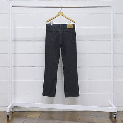 UNUSED [ UW1128 (14oz denim five pockets pants) ] BLACK