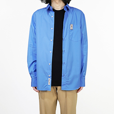 DAIRIKU [ "The cincinnati kid" L-S Dress Shirt ] Sky Blue