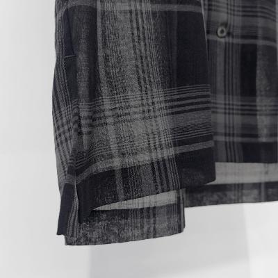 DAIRIKU [ "Astronaut" Check H-S Shirt ] Black&Grey