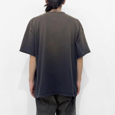 DAIRIKU [ "Alien" Vintage Wash H-S Tee ] Vintage Navy