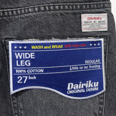 DAIRIKU [ "Wide" Vintage Denim Pants ] Black