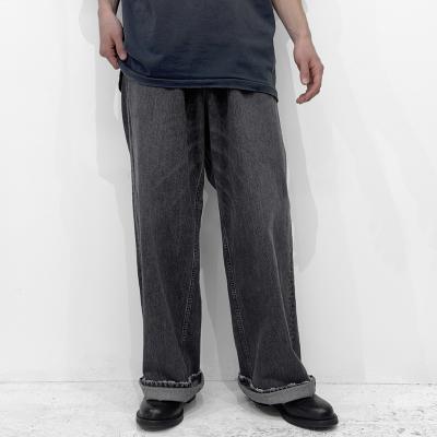 DAIRIKU [ "Wide" Vintage Denim Pants ] Black