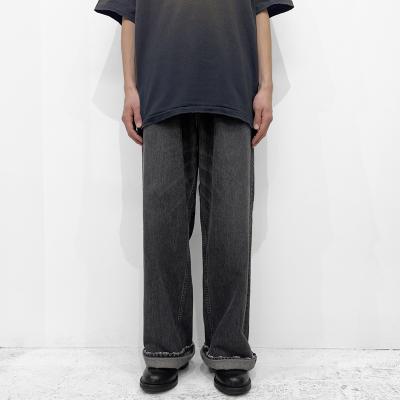DAIRIKU [ "Wide" Vintage Denim Pants ] Black