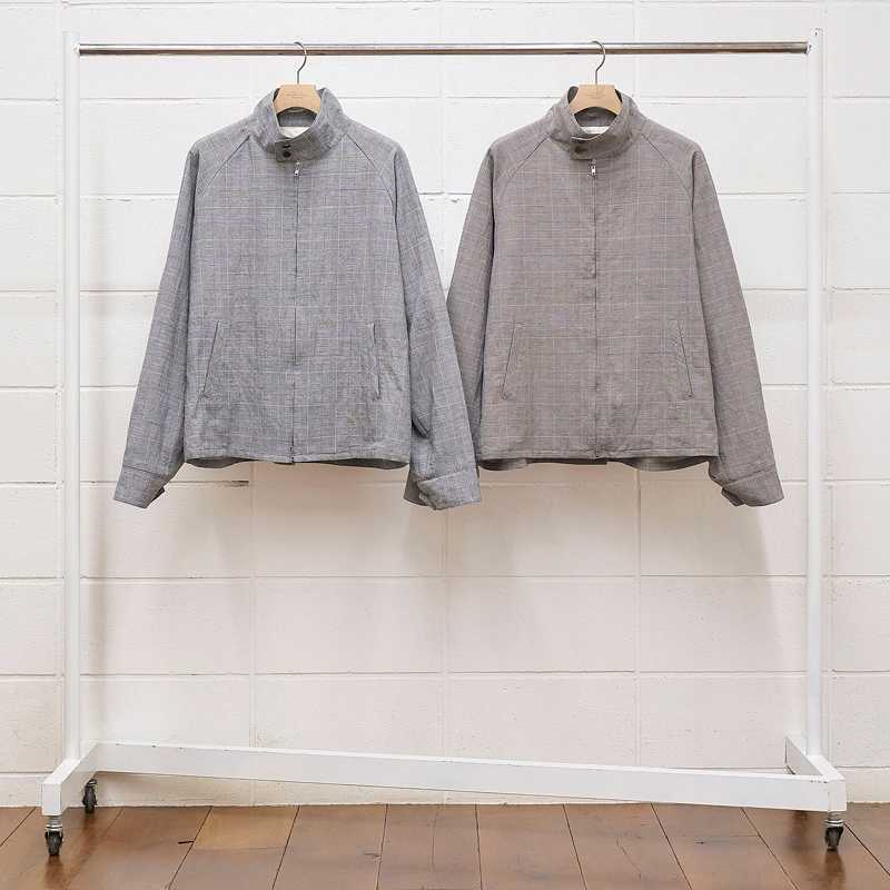 UNUSED [ US1809 (glen check jacket) ] BEIGE BLACK | ロイド・エフ 