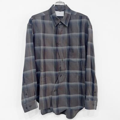 SUGARHILL [ OMBRE PLAID STAGGER SHIRTS ] DARK PURPLE