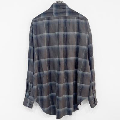 SUGARHILL [ OMBRE PLAID STAGGER SHIRTS ] DARK PURPLE