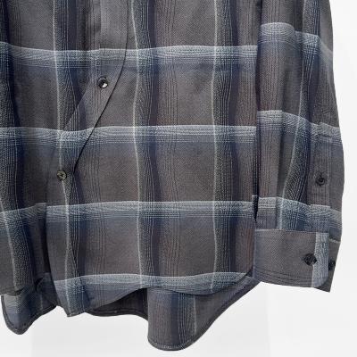 SUGARHILL [ OMBRE PLAID STAGGER SHIRTS ] DARK PURPLE