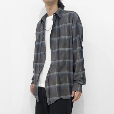 SUGARHILL [ OMBRE PLAID STAGGER SHIRTS ] DARK PURPLE