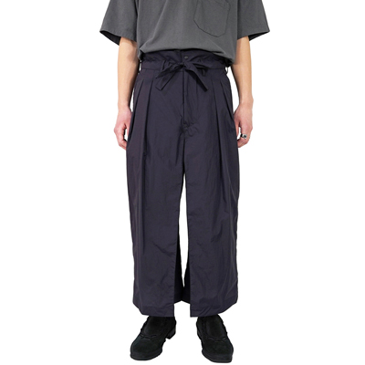 Sasquatchfabrix. [ NYLON HAKAMA PANTS ] BLACK BERRY | ロイド・エフ