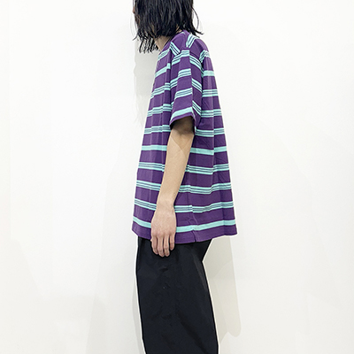 UNUSED [ US2431 (Border short sleeve T-shirt) ]