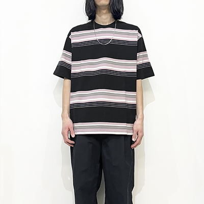 UNUSED [ US2433 (Border short sleeve T-shirt) ]