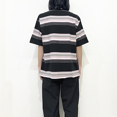 UNUSED [ US2433 (Border short sleeve T-shirt) ]