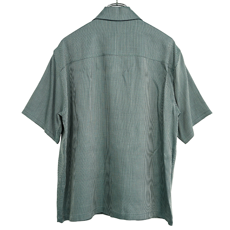 MATSUFUJI [ Dobby Weave Short Sleeve Shirt ] GREEN