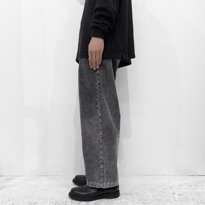 URU [ COTTON POLYESTER CORDUROY 2 TUCK PANTS ] F.BLACK