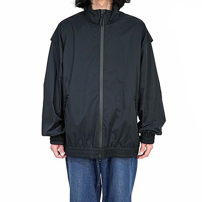 URU [ ZIP UP BLOUSON ] BLACK