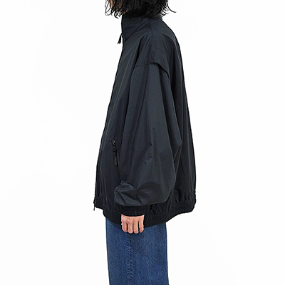 URU [ ZIP UP BLOUSON ] BLACK