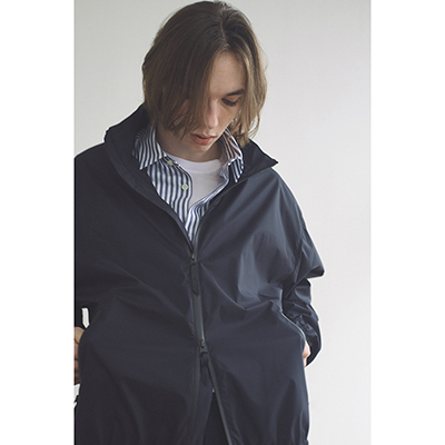 URU [ ZIP UP BLOUSON ] BLACK