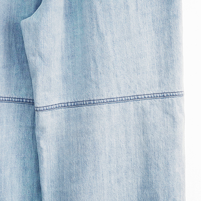 ESSAY [ BELTED FIELD PANTS (P-4) ] BLEACH DENIM