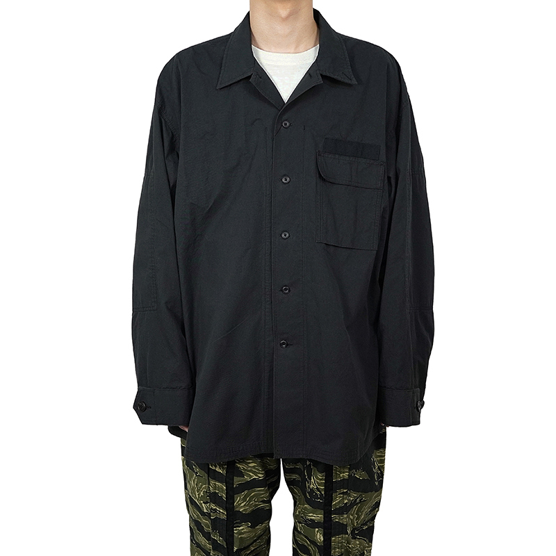 ESSAY [ BDU SHIRT (SH-4) ] BLACK | ロイド・エフダブリュー (LLOYD FW)