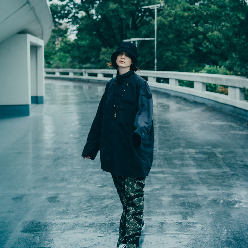 ESSAY [ BDU SHIRT (SH-4) ] BLACK | ロイド・エフダブリュー (LLOYD FW)