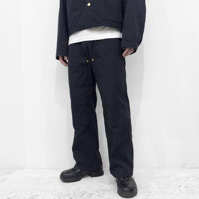 UNUSED [ UW1153 (Double knee duck pants) ] BLACK