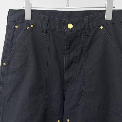 UNUSED [ UW1153 (Double knee duck pants) ] BLACK