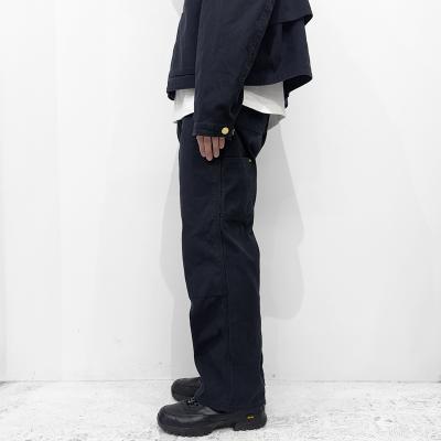 UNUSED [ UW1153 (Double knee duck pants) ] BLACK