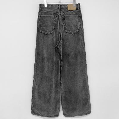UNUSED [ UW1151 (Corduroy wide pants) ] BLACK