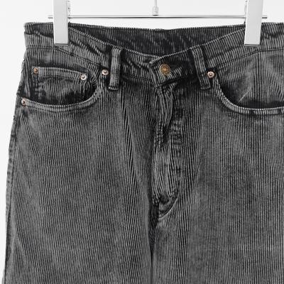 UNUSED [ UW1151 (Corduroy wide pants) ] BLACK