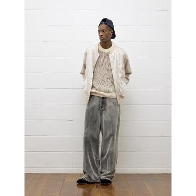 UNUSED [ UW1151 (Corduroy wide pants) ] BLACK