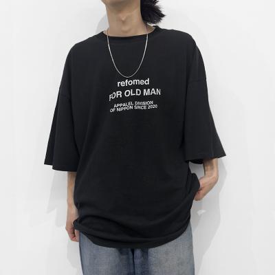 refomed [ OLD MAN TEE ] BLACK