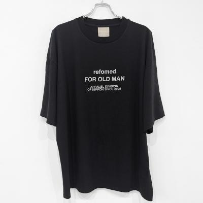 refomed [ OLD MAN TEE ] BLACK