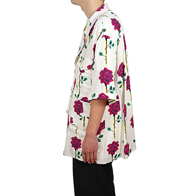 Sasquatchfabrix. [ ROSE SAFARI H/S SHIRT ] WHITE