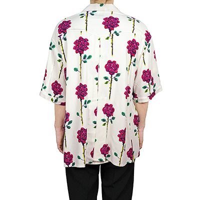 Sasquatchfabrix. [ ROSE SAFARI H/S SHIRT ] WHITE