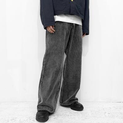 UNUSED [ UW1151 (Corduroy wide pants) ] BLACK