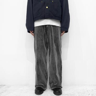UNUSED [ UW1151 (Corduroy wide pants) ] BLACK