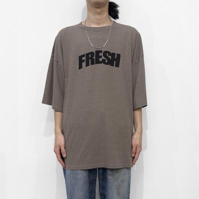 refomed [ FRESH MAN TEE ] BROWN
