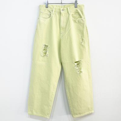URU [ COTTON DENIM PANTS ] L.YELLOW