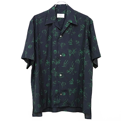 URU [ SHORT SLEEVE SHIRTS ] D.NAVY