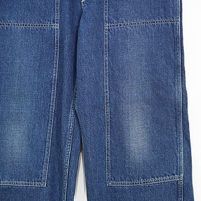 URU [ DOUBLE KNEE PANTS TYPE C ] L.INDIGO