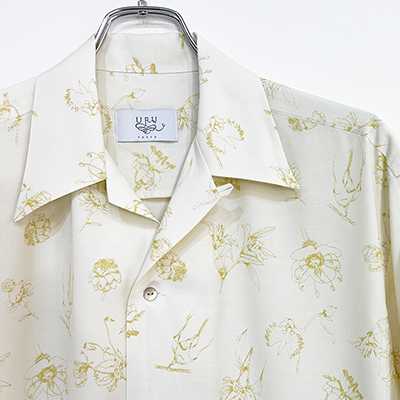 URU [ SHORT SLEEVE SHIRTS ] C.BEIGE