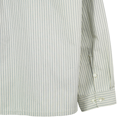 SUGARHILL [ STRIPE OPEN-COLLAR SHIRT ] SAX