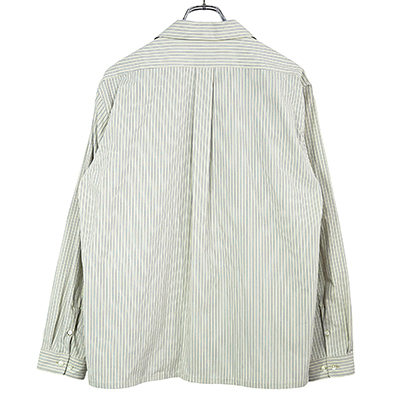 SUGARHILL [ STRIPE OPEN-COLLAR SHIRT ] SAX