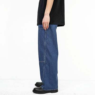 URU [ DOUBLE KNEE PANTS TYPE C ] L.INDIGO